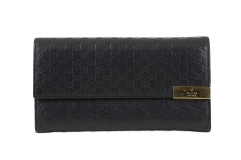 gucci 1480c black wallet|gucci guccissima wallet.